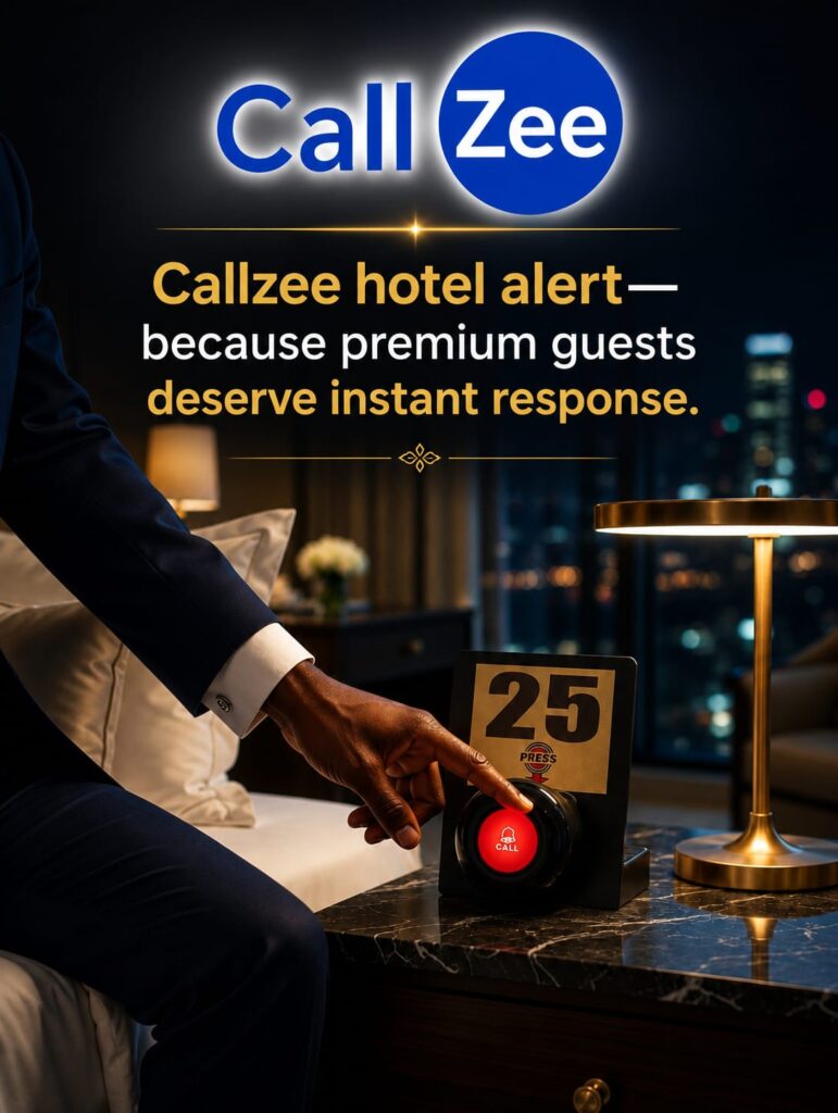Hotel staff calling system